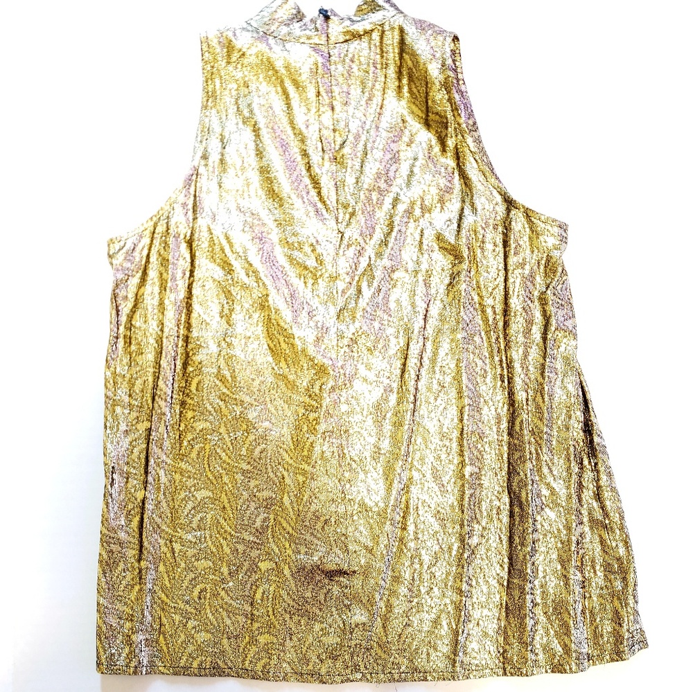 3/$25 Cedars | Vintage Gold Top Size Large - Picture 3 of 3